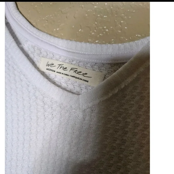 FREE PEOPLE We The Free Soul Song Oversized Top Sorbet Size M/L - Picture 2 of 8